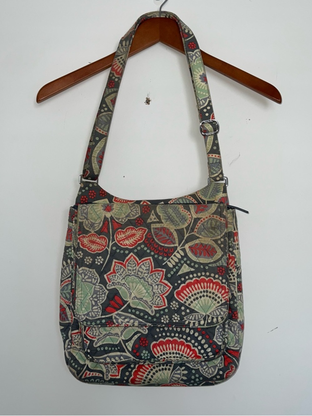 Vera Bradley Crossbody Bag with Floral Print